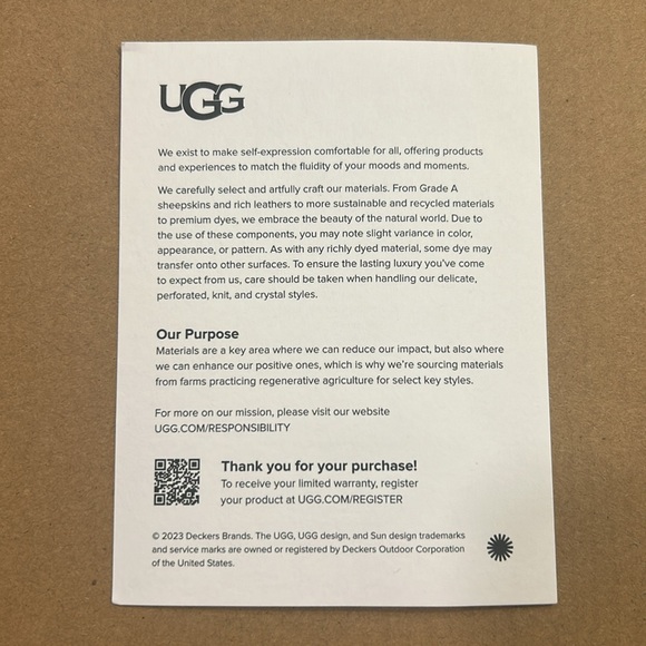 Ugg Tasman NIB/NWT - Chestnut (Women’s - various sizes) - Picture 8 of 14